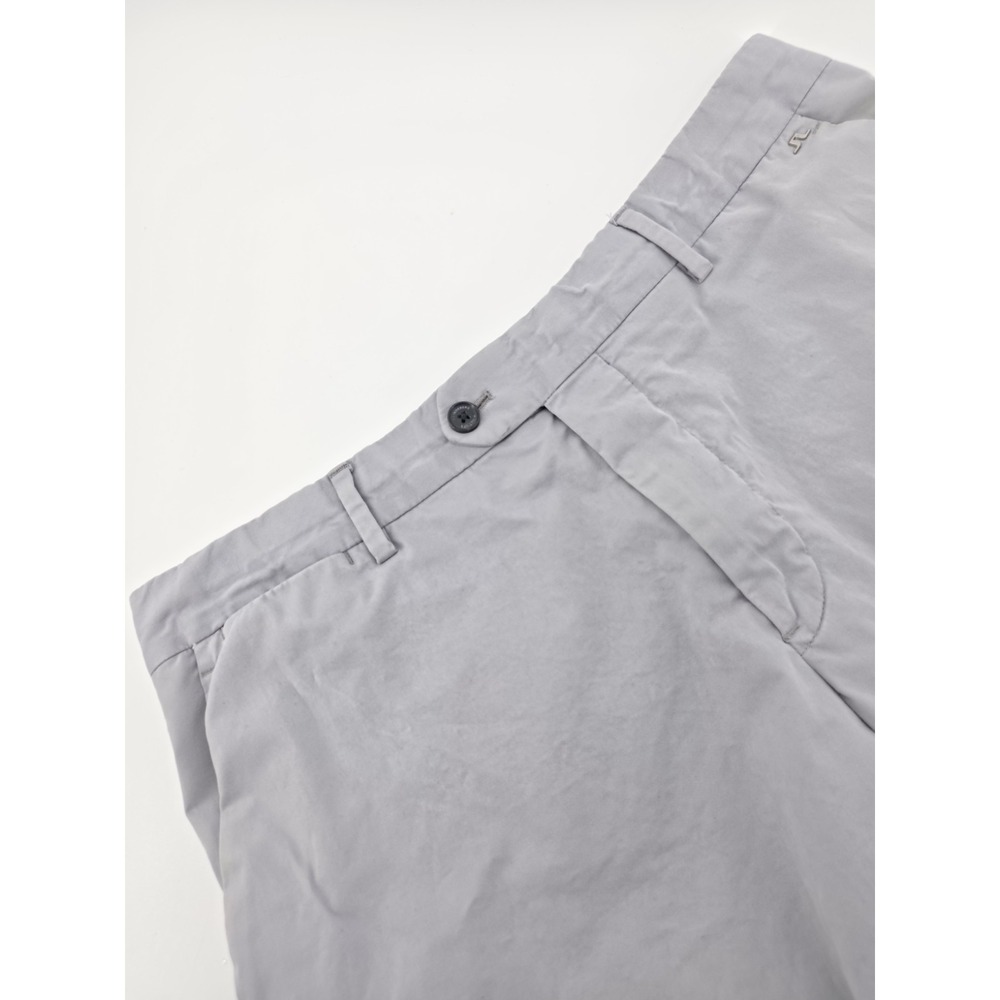 J.Lindeberg Mens Otto 2.0 Light Twill Peach Grey Stretch Chino Shorts 33
